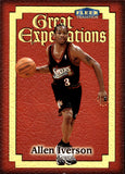 1998-99 Allen Iverson Fleer Tradition GREAT EXPECTATIONS #7GE Philadelphia 76ers HOF