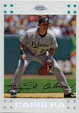 2007 Miguel Cabrera Topps Chrome WHITE REFRACTOR 226/660 #25 Florida Marlins *Surface scratch*