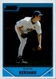 2007 Clayton Kershaw Bowman Chrome Draft Picks & Prospects ROOKIE RC #BDPP77 Los Angeles Dodgers 3