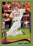 2014 Mike Trout Topps RETAIL GREEN #1 Anaheim Angels