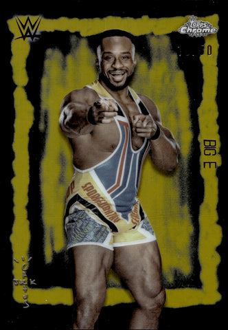 2025 Big E Topps Chrome Cactus Jack FESTIVAL FURY GOLD REFRACTOR 19/50 #FVF-38