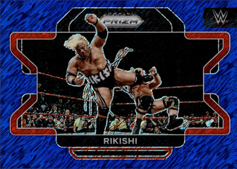 2024 Rikishi Panini Prizm WWE FOTL BLUE SHIMMER 02/11 #5 WWE Legend
