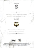 2026 Kane Topps Royalty WWE GREEN INFLUENTIAL INK AUTO 02/99 AUTOGRAPH #INF-KAN WWE HOF