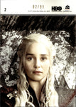 2021 Daenerys Targaryen Rittenhouse Game of Thrones THE IRON ANNIVERSARY GOLD 82/99 #2
