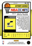 2023-24 Keyonte George Panini Hoops Premium Stock BLUE ICE ROOKIE 44/99 Utah Jazz #98