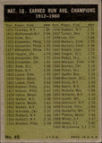 1961 Broglio Drysdale Friend Williams McCormick Topps Giants Cardinals Dodgers #45