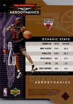 1998-99 Michael Jordan Upper Deck AERODYNAMICS BRONZE QUANTUM DIE CUT 1671/2000 #A1 Chicago Bulls HOF