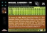 2007 Miguel Cabrera Topps Chrome WHITE REFRACTOR 226/660 #25 Florida Marlins *Surface scratch*