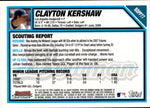 2007 Clayton Kershaw Bowman Chrome Draft Picks & Prospects ROOKIE RC #BDPP77 Los Angeles Dodgers 3