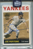 2020 Joe Pepitone Autograph Topps Archives Signature Series 13/13 #18 AUTO NEW YORK YANKEES