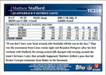 2009 Matthew Stafford Topps Chrome REFRACTOR ROOKIE #430 Detroit Lions *NRMT Surface*