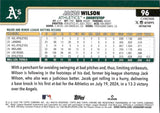 2025 Jacob Wilson Topps Chrome REFRACTOR ROOKIE RC #96 Oakland A's