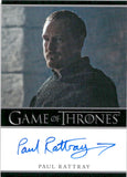 2023 Paul Rattray as Harald Karstark Rittenhouse Game of Thrones AUTO AUTOGRAPH #NA