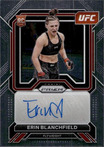 2923 Erin Blanchfield Panini Prizm ROOKIE SUPERSTAR AUTO AUTOGRAPH RC #SA-EBF Flyweight