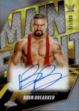 2025 Bron Brkker Topps Chrome WWE MAIN EVENT AUTO 086/175 AUTOGRAPH #MEA-BBK Monday Night Raw