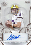 2024 Garrett Nussmeier Leaf Trinity ACETATE ROOKIE AUTO 74/99 AUTOGRAPH #CA-GN1 LSU Tigers