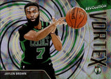 2020-21 Jaylen Brown Panini Revolution SP GLACTIC VORTEX #34 Boston Celtics