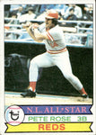 1979 Pete Rose Topps NL ALL STAR #650 Cincinnati Reds BV $25