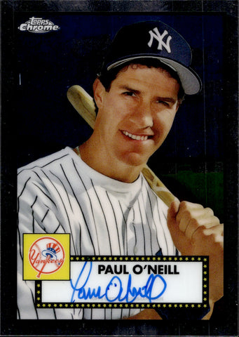 2021 Paul O'Neill Topps Chrome Platinum Anniversary AUTO AUTOGRAPH #PA-PO New York Yankees