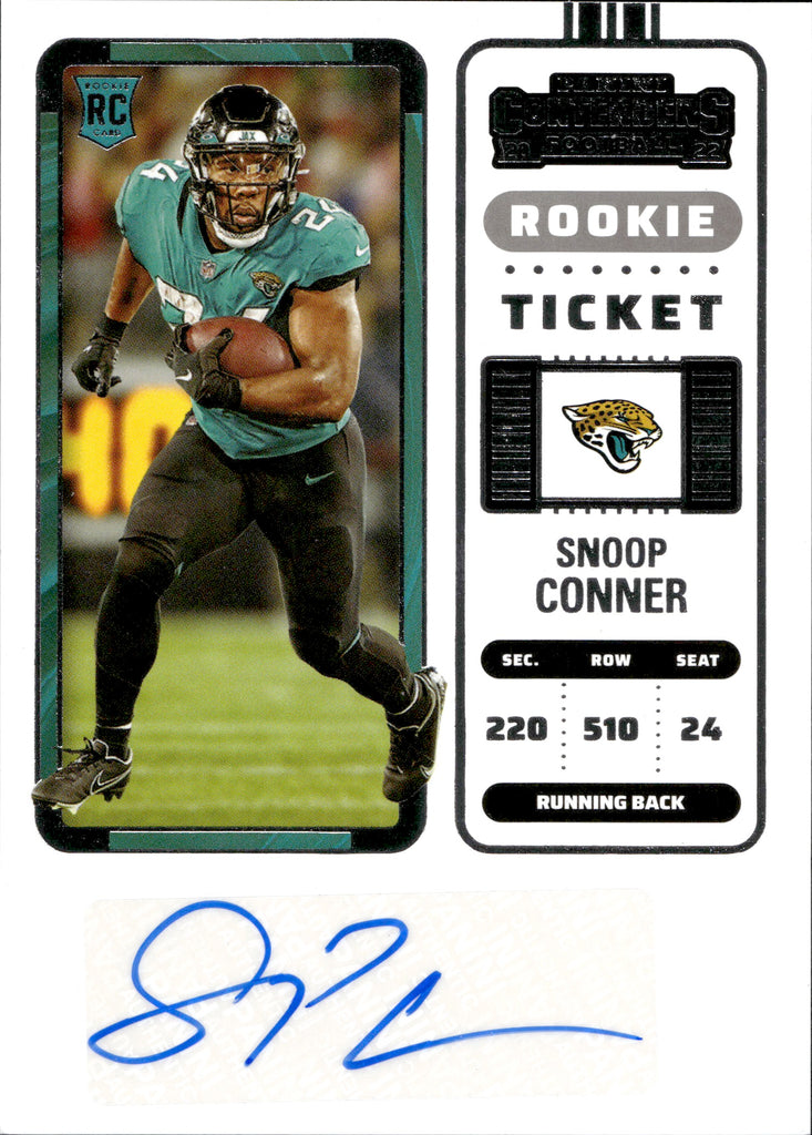 2022 Snoop Conner Panini Contenders ROOKIE TICKET AUTO AUTOGRAPH RC #2