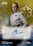 2025 Topps Chrome Star Wars Autograph Denise Gough as Dedra Meero #A-DGO AUTO GOLD REFRACTOR 11/50