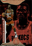2021-22 Hakeem Olajuwon Panini Illusions RED PANDORA SSP 3/8 #137 Houston Rockets HOF
