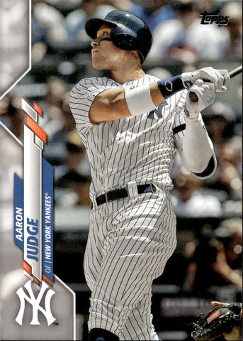 2020 Aaron Judge Topps Series 1 ADVANCED STATS 114/300 #7 New York Yankees