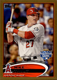 2012 Mike Trout Topps Update Series GOLD BORDER ALL-STAR 1029/2012 #US144 Anaheim Angels