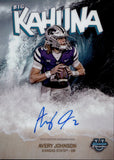 2025 Avery Johnson Bowman University Chrome BIG KAHUNA ROOKIE REFRACTOR AUTO AUTOGRAPH RC #BK-AJ Kansas State Wildcats