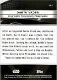 2025 Darth Vader Topps Star Wars #CB-1 SMUGGLERS OUTPOST CHROME BLACK 2