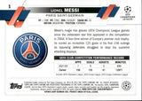2022-23 Lionel Messi Topps Chrome Sapphire UEFA Club Competitions #1 SAPPHIRE PARIS SAINT GERMAN
