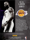 2021-22 Lebron James Panini Illusions TOUGH Los Angeles Lakers #24
