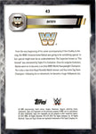 2025 Batista Topps Chrome WWE BLACK AND GOLD REFRACTOR 12/13 #43 WWE Legend