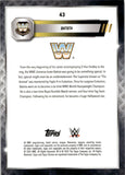 2025 Batista Topps Chrome WWE BLACK AND GOLD REFRACTOR 12/13 #43 WWE Legend