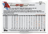 2021 Mike Trout Topps Series 1 SP VARIATION #27 Anaheim Angels