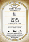 2026 Brendan Donovan Topps Tier One BAT 096/199 RELIC #T1R-BD St. Louis Cardinals