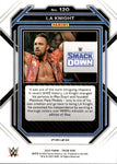 2023 LA Knight Panini Prizm WWE RUBY RED WAVE #120 Friday Night Smackdown 2