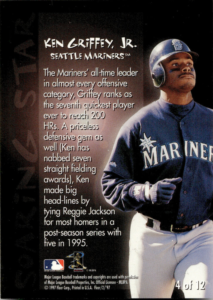 Official Ken Griffey Jr. Seattle Mariners HOF