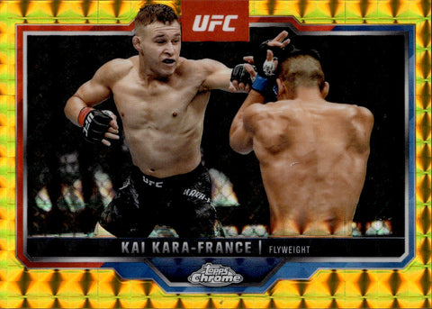 2025 Kai Kara-France Topps Chrome GOLD GEOMETRIC REFRACTOR 31/50 #81