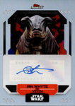 2023 Ian Whyte as Vetch Topps Finest Star Wars REFRACTOR AUTO AUTOGRAPH #FA-IW 1