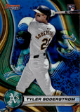 2024 Tyler Soderstrom Bowman's Best BLUE REFRACTOR ROOKIE 040/150 RC #47 Oakland A's