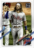 2021 Bryce Harper Topps Series 1 SP VARIATION #250 Philadelphia Phillies