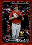 2024 Andrew Abbott Topps Update Series RED FOIL ROOKIE RC #US304 Cincinnati Reds