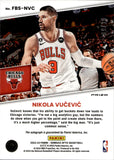 2022-23 Nikola Vucevic Donruss Optic Fast Brk SIGNATURES GOLD AUTO JERSEY NUMBER 09/10 AUTOGRAPH #FBS-NVC Chicago Bulls