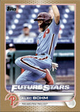 2022 Alec Bohm Topps Series 2 GOLD FUTURE STARS 0250/2022 #452 Philadelphia Phillies