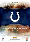 2023 Anthony Richardson Panini Origins ROOKIE PATCH AUTO 07/99 AUTOGRAPH RELIC RC #RJJA-AR Indianapolis Colts