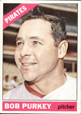 1966 Bob Purkey Topps SP #551 Pittsburgh Pirates BV $30