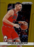 2024-25 Nikola Vucevic Panini Prizm GOLD 10/10 #141 Chicago Bulls