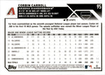 2023 Corbin Carroll Topps Chrome ROOKIE RC #95 Arizona Diamondbacks 27