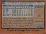 1978 George Brett Topps AL ALL STAR #100 Kansas City Royals HOF BV $25